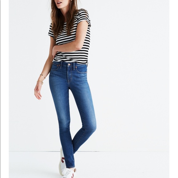 Madewell Denim - Madewell 9" High-Rise Skinny Jeans in Patty Wash